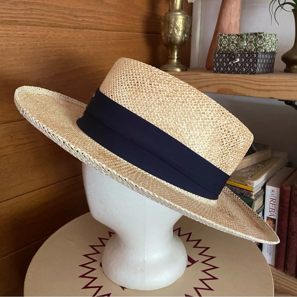 Vintage Ford Mustang logo straw hat - Picture 4 of 6